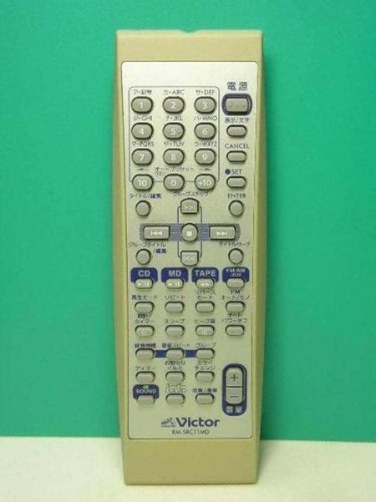 Amazon.co.jp: ビクター オーディオリモコン RM-SRCT1MD : 家電＆カメラ