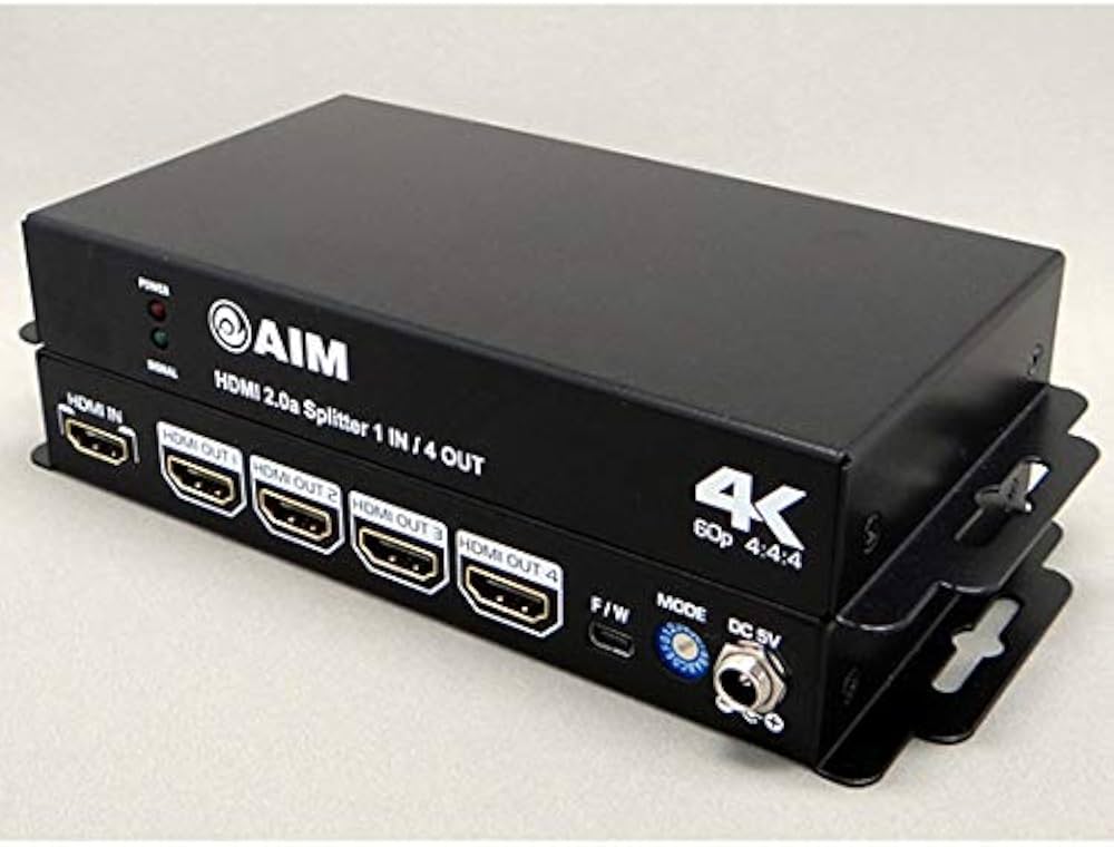 Amazon.co.jp: エイム電子 4K/60p(18Gbps)対応 HDMIスプリッター AVS