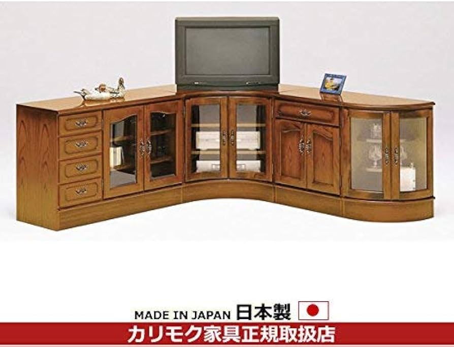 Amazon｜カリモク リビングボード/コロニアル コーナーボード 幅1223