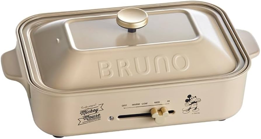 Amazon | ディズニー ホットプレート ブルーノ 本体＆4種セット パン
