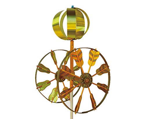 Amazon.co.jp: ベランダ用こいのぼり 矢車単品 アルミ矢車 回転球付