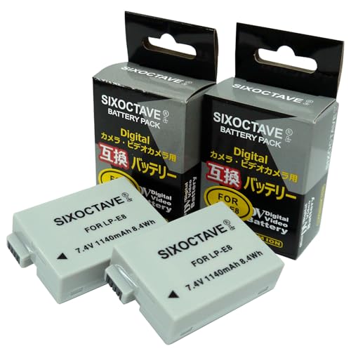 Amazon | str LP-E8 保護カバー付 大容量 キヤノン 互換 バッテリー 2