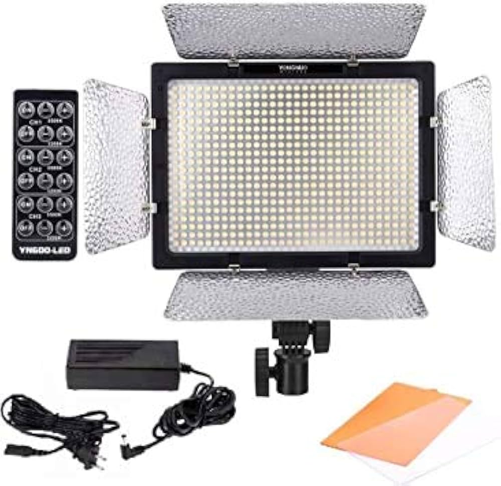 Amazon | YONGNUO YN600L II LEDカメラライト 600球LED 5500K単色 補助