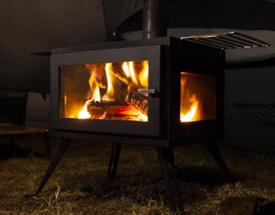 Amazon.co.jp: Mt.SUMI マウントスミ Wood Stove AURA Ver.2 薪