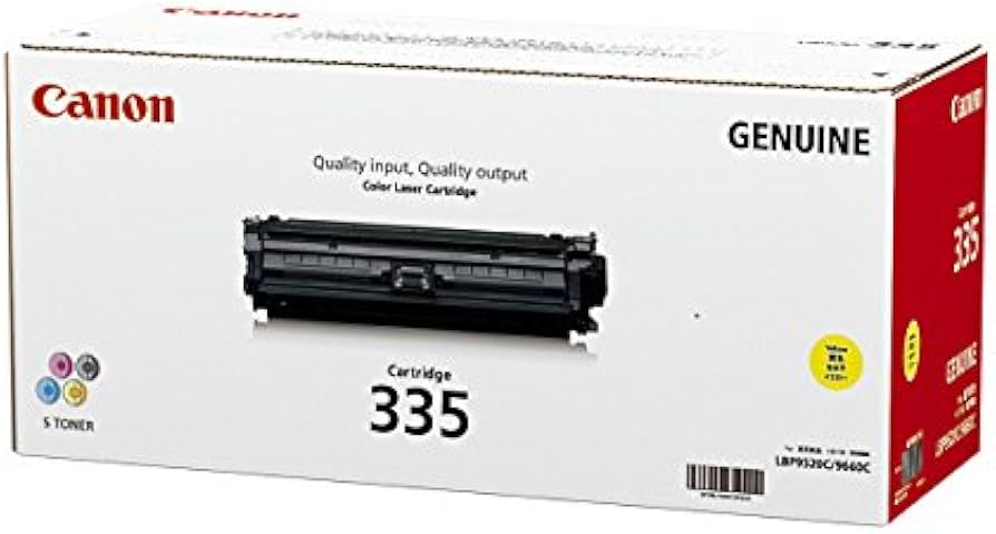 Amazon.co.jp: CANON トナーカートリッジ335 イエロー 純正品