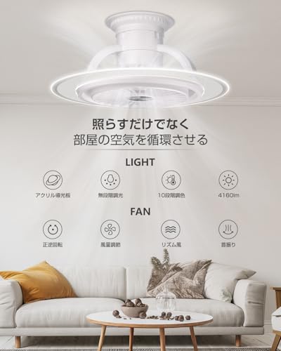 AONCIA - AONCIA シーリングファンライト 導光板 AC-CFL1008-A の評価