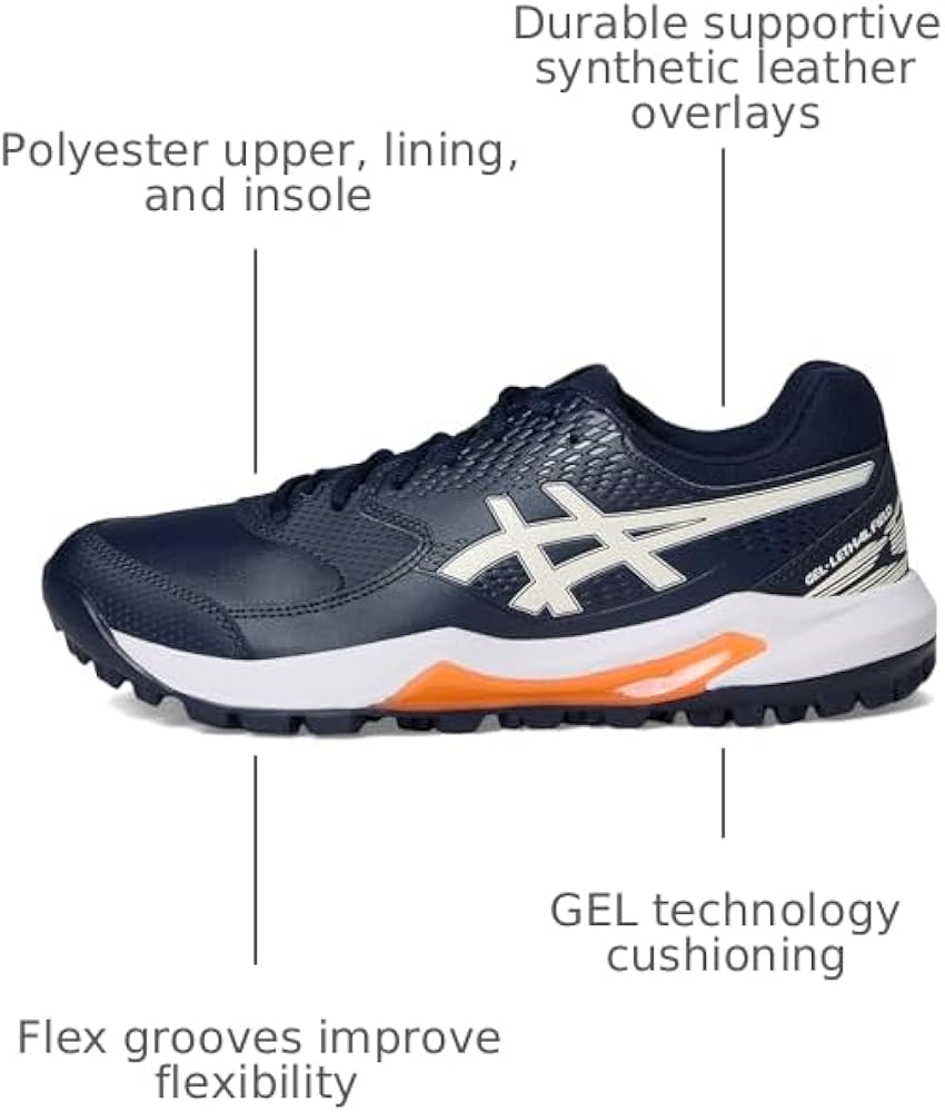 Amazon.com | ASICS Unisex Gel-Lethal Field 2 Soccer Shoe, 5M / 6.5