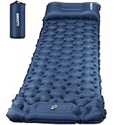 Amazon | エアーマット GEKETY 【約10CM厚さ】 キャンプ マット 足踏み