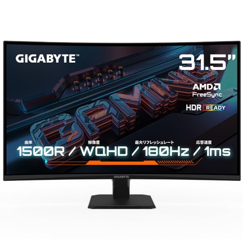 Amazon.co.jp: GIGABYTE ゲーミングモニター 31.5インチ QHD（2560