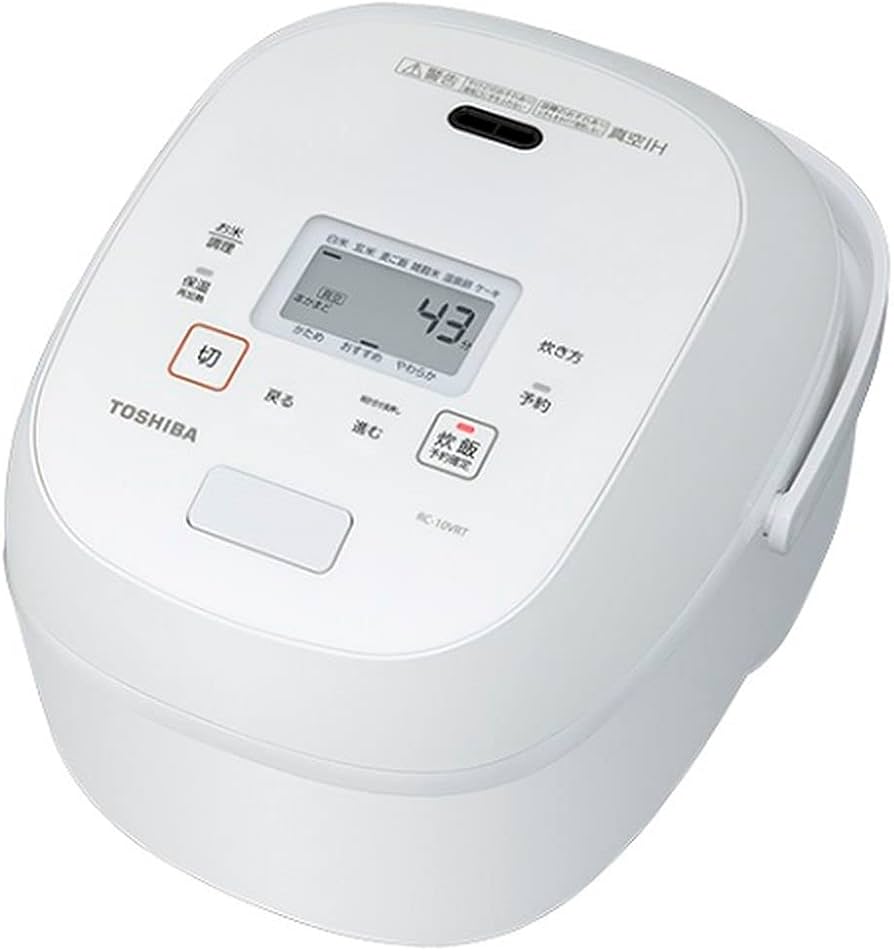 Amazon | RC-18VRT-W(ホワイト) 真空IHジャー炊飯器 1升 | 東芝