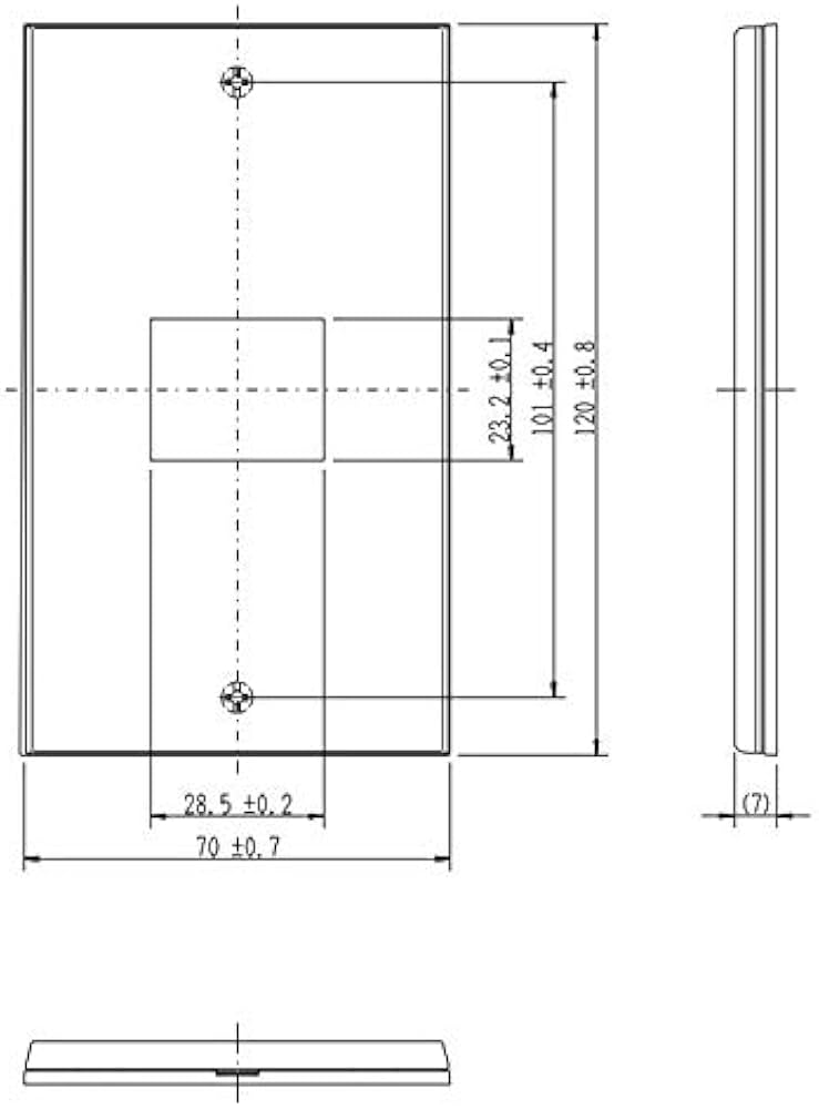 Amazon.co.jp: 神保電器 J・WIDE SLIMシリーズ スリムスクエア