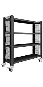 Amazon.co.jp: Jiza スチールラック 業務用 倉庫収納ラック メタル