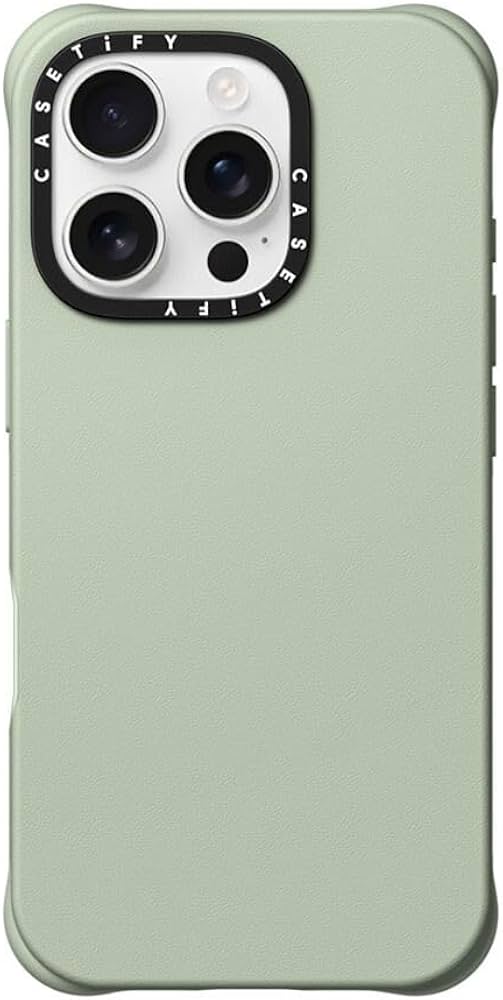 Amazon.com: CASETiFY BioVeg iPhone 16 Pro Faux Leather Case