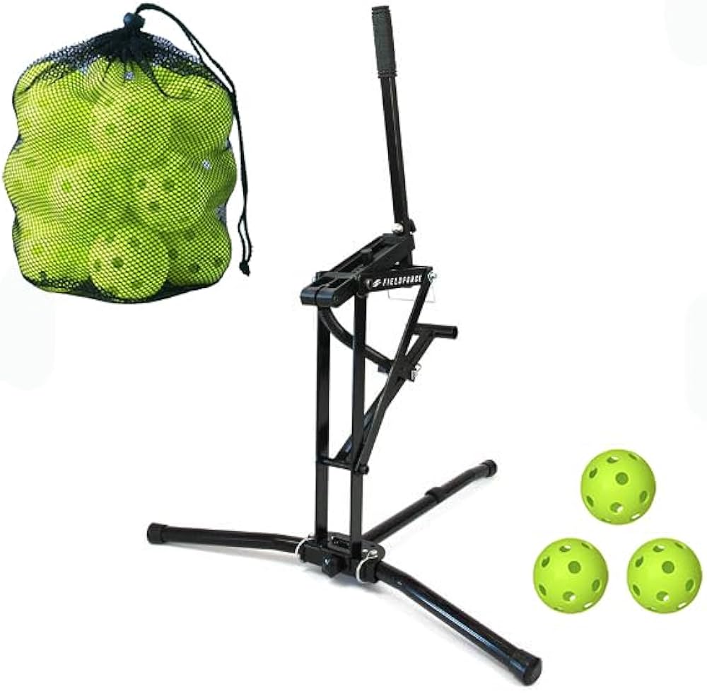 Amazon | 小型手動式ピッチングマシンMINI 練習ボール20個付き