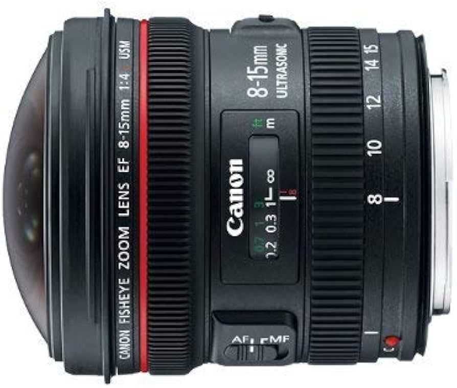 Amazon.com : Canon EF 8-15mm f/4L Fisheye USM Ultra-Wide Zoom Lens