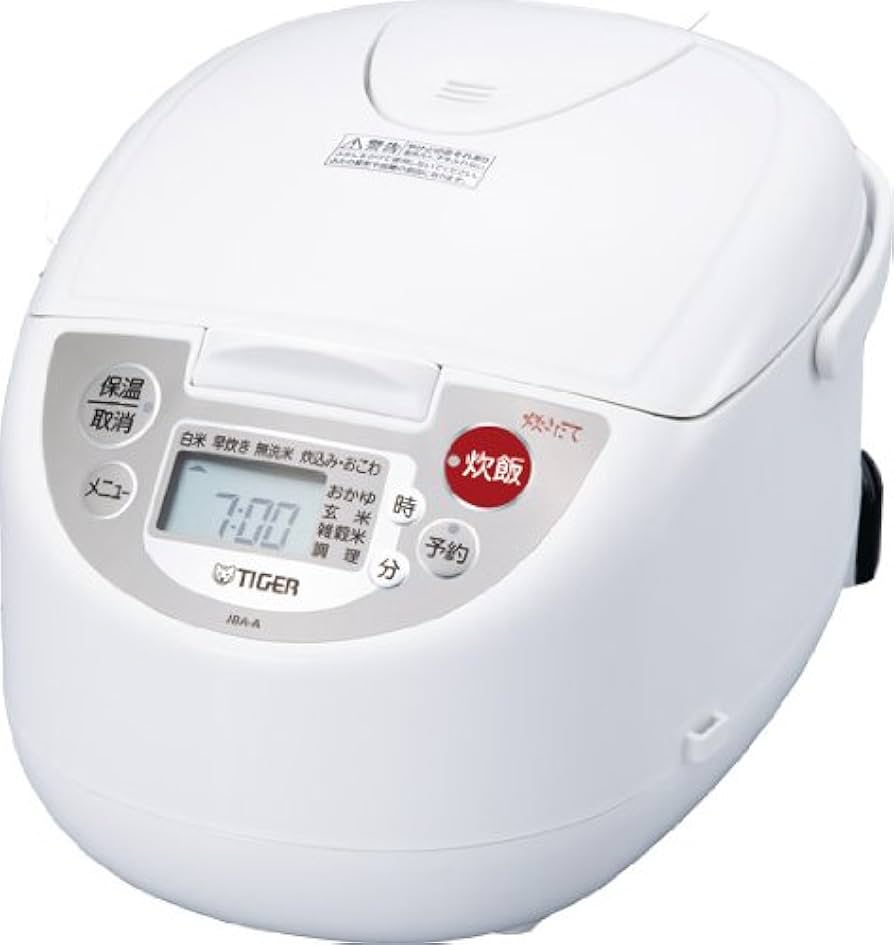 Amazon | TIGER マイコン炊飯ジャー(5.5合炊き) アーバンホワイト JBA