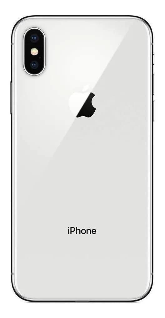 Apple iPhone X, GSM Unlocked 5.8in, 256 GB - Silver (Renewed