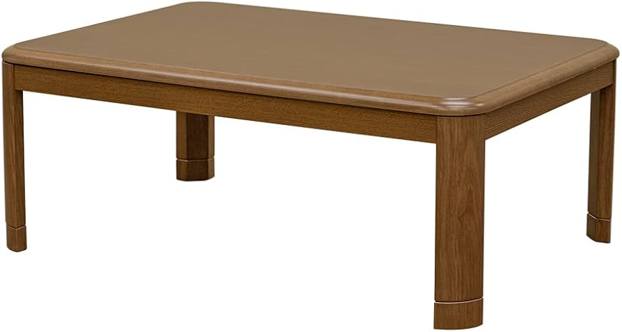 Amazon.co.jp : NEW継脚式家具調こたつ105cm幅長方形・ブラウン MYK