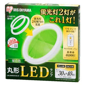 Amazon | アイリスオーヤマ 丸形LEDランプ LDCL3040SS/N/29-CP