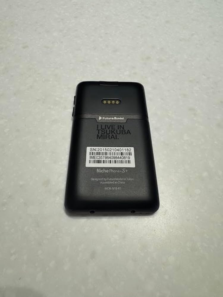 Amazon | NichePhone-S+(ニッチフォン-S+) ブラック MOB-N18-01