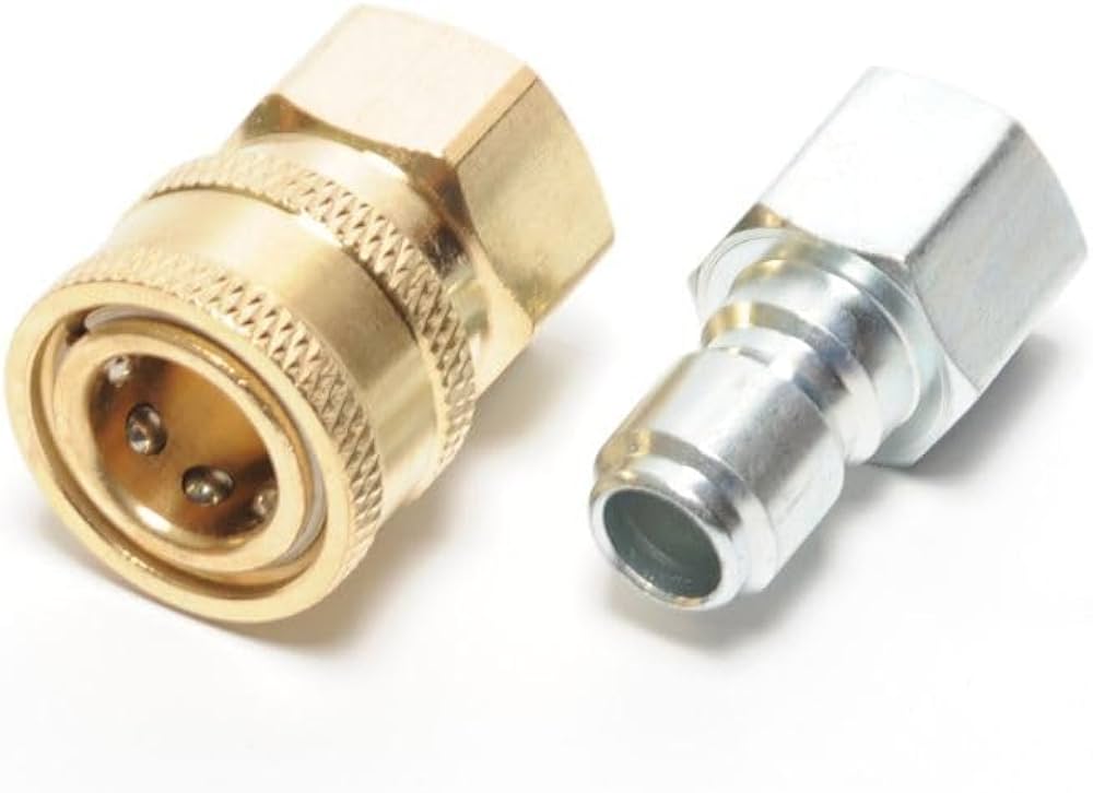 Amazon.co.jp: 3/8 海外規格クイックカプラー オスメスセット R3/8