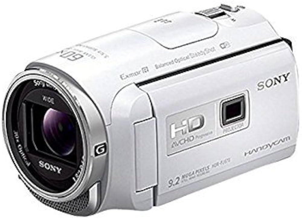 Amazon.co.jp: SONY HDビデオカメラ Handycam HDR-PJ670 ホワイト 光学