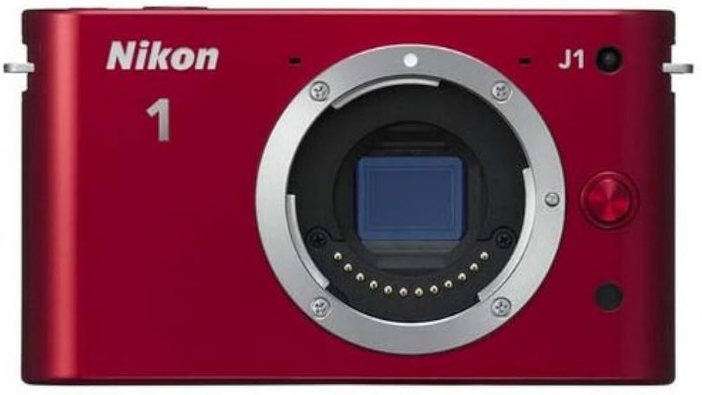 Amazon | Nikon 1 j1 10.1 MP HDデジタルカメラボディのみ(レッド