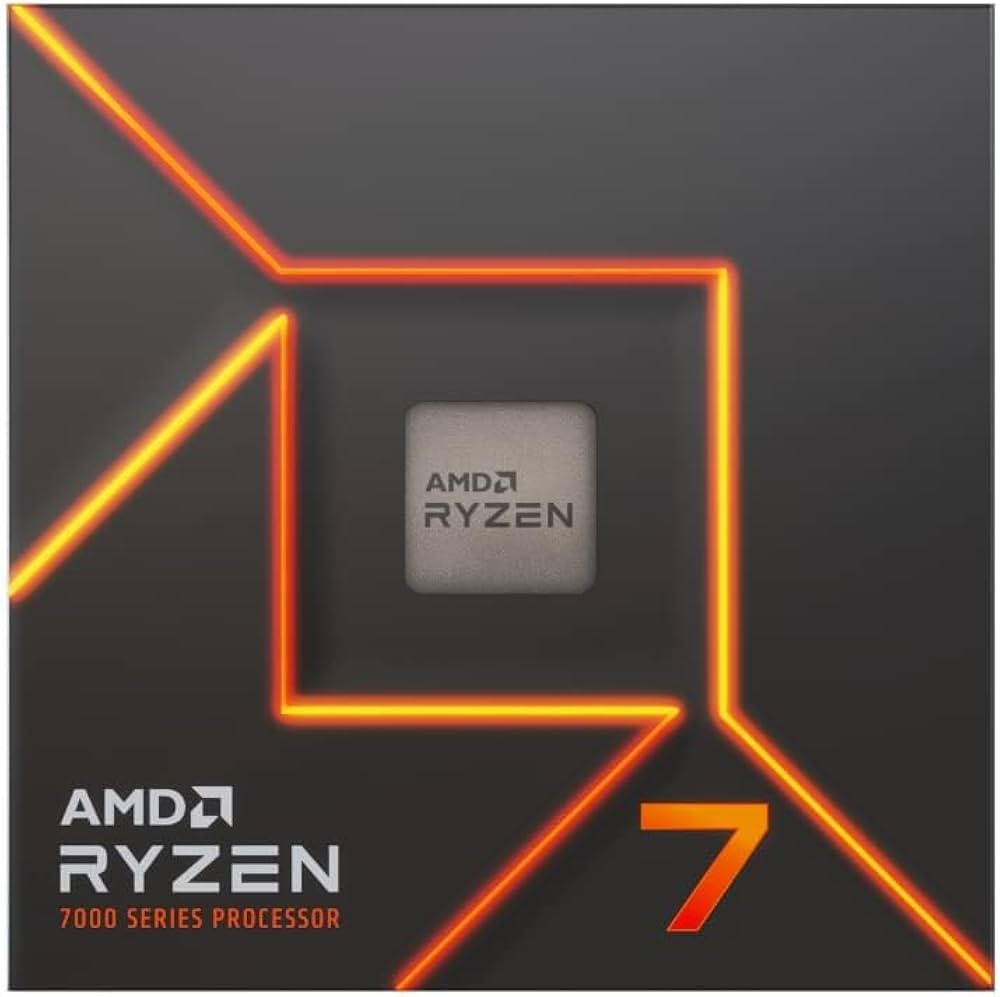 Amazon | AMD CPU Ryzen 7 7700, with Wraith Prism Cooler 3.8GHz 8