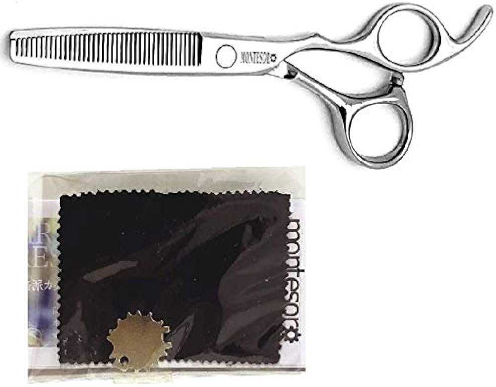 Amazon.co.jp: montesoro 単品 すき率10％ すきばさみ ヘアカット 美容