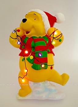 Amazon | [海外限定] ライトアップ ディズニー クリスマス サンタ くま