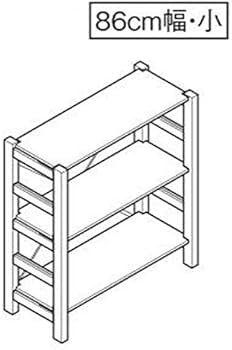 Amazon｜無印良品 パイン材ユニットシェルフ奥行25cmタイプ・86cm幅