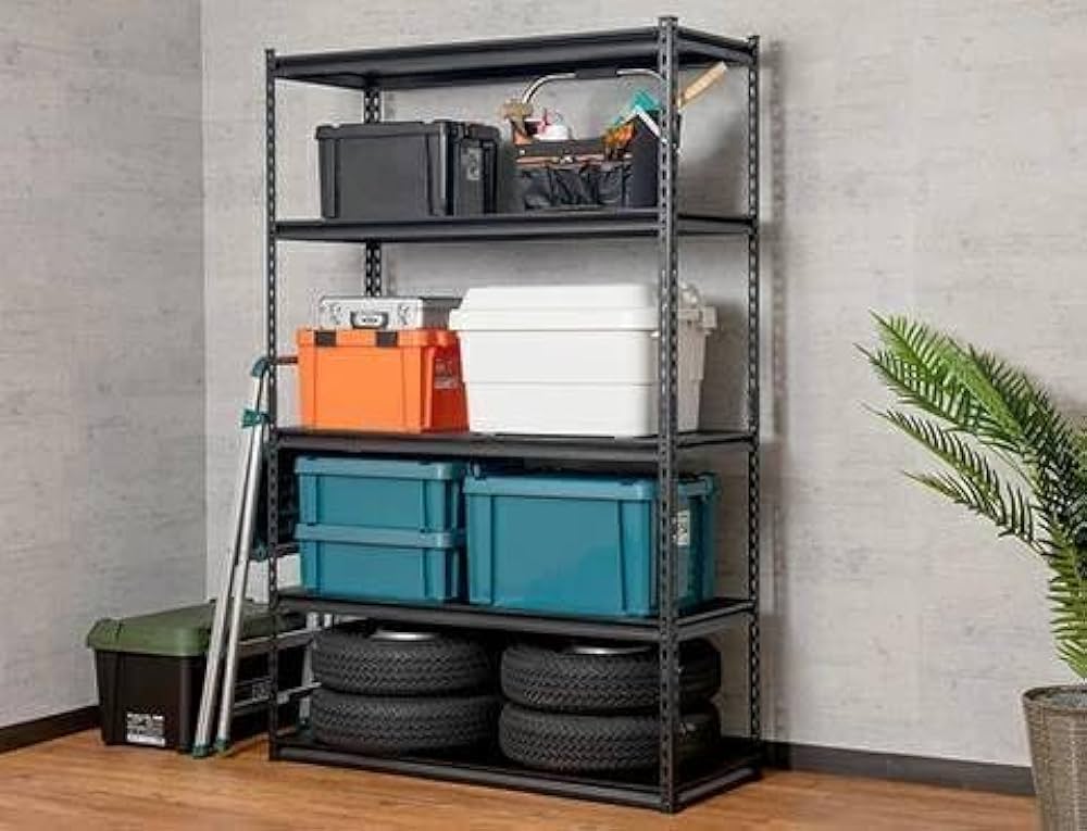 Amazon｜ラック スチールラック メタルラック大型収納 幅120cm 5段