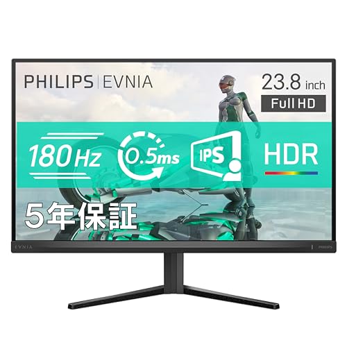 レビュー】「PHILIPS EVNIA ゲーミングモニター 24M2N3200L/11」口コミ