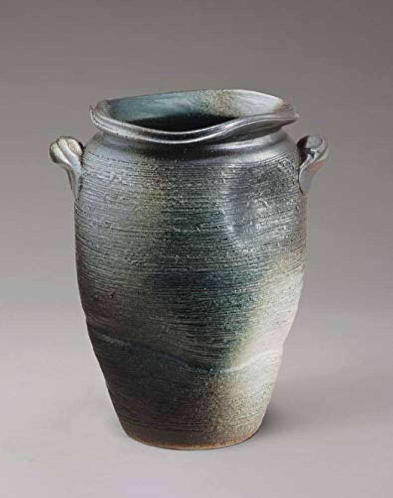 Amazon｜青窯変壷型傘立 信楽焼 陶器 傘立て 傘立｜傘立て オンライン通販