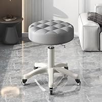 Amazon｜丸椅子 キャスター付き 足置きソファー オットマン ソフト