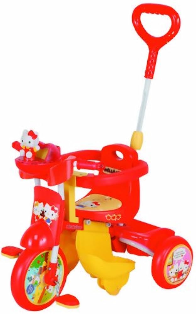 Amazon.co.jp: おしゃべりブザー付き三輪車 ハローキティ アドバンス