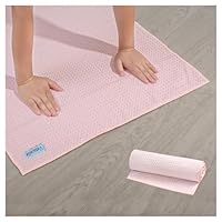 Amazon.co.jp: ヨガタオル ホットヨガ ヨガマットラグ 滑り止め付き