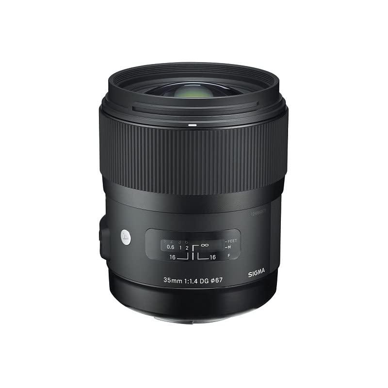Amazon.com : Sigma 35mm F1.4 Art DG HSM Lens for Nikon, Black, 3.7