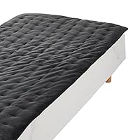 Amazon｜MUJI 無印良品 ムレにくいあたたかファイバー厚手敷パッド