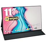 本日みつけたお買い得品】2,560×1,440ドットの11型モバイルモニターが1