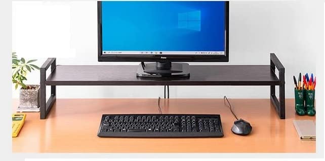 Amazon.co.jp: モニター台 机上台 幅100cm ワイド 2段 モニター