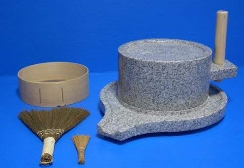 Amazon｜御影石 ひき臼（石臼）セット 24皿型 オフィス木村it21｜そば