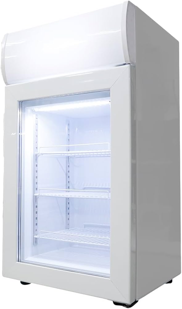 Amazon | ディスプレイ冷凍庫 50L 冷凍庫 冷凍ショーケース コンパクト