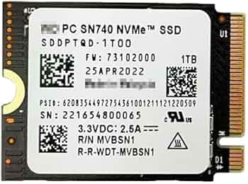 Amazon | SN740 1TB M.2 2230 SSD NVMe PCIE4.0x4 スチームデッキ用
