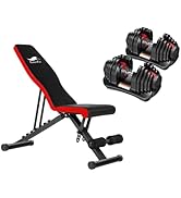Amazon | 商品 トレーニングベンチ＋可変式 ダンベル 40kg