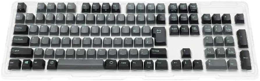 Amazon.co.jp: FILCO PBT2色成形 ASAGI×Gray 2 tone Keycap set 108