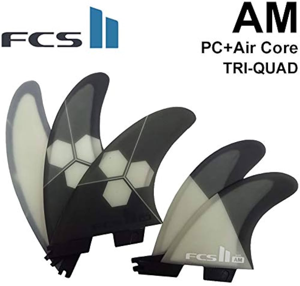 Amazon | FCS2 フィンALMERRICK AM PC + AirCore TRI-QUAD 5FIN