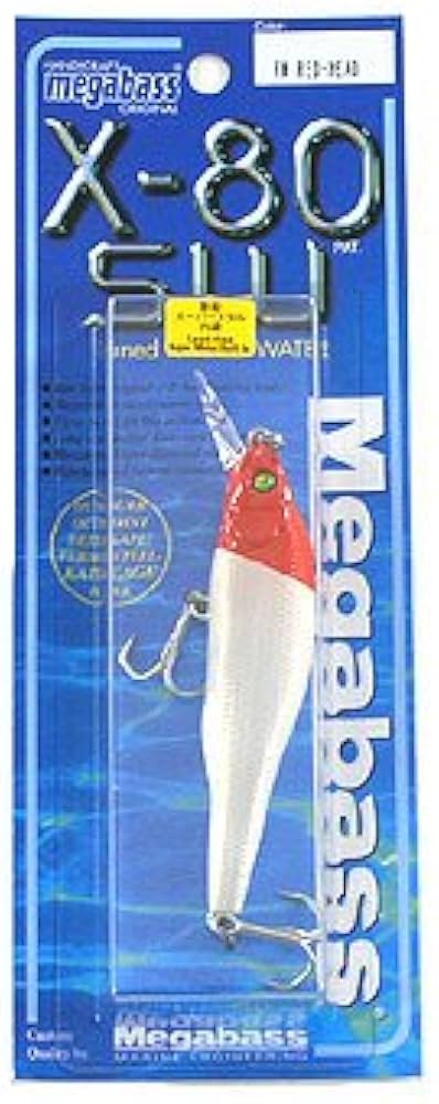 Amazon.co.jp: Megabass メガバス X-80 SW Megabass 03 PM レッド