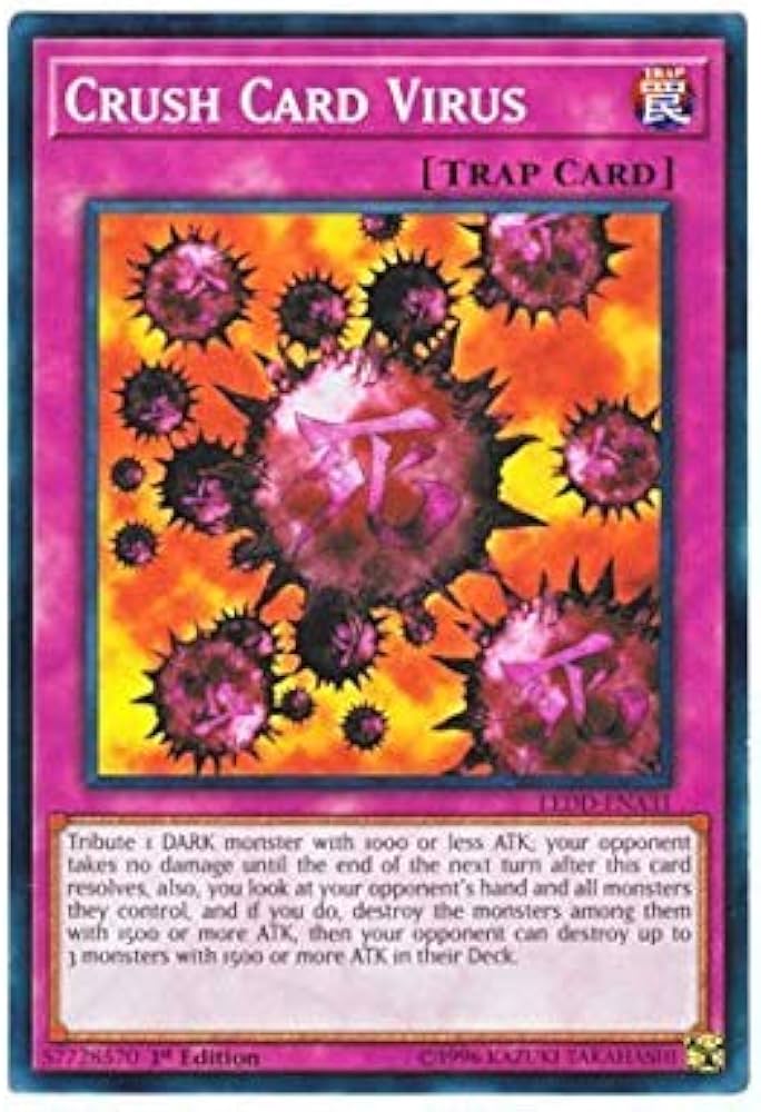 Amazon.co.jp: 遊戯王 英語版 LEDD-ENA31 Crush Card Virus 死のデッキ