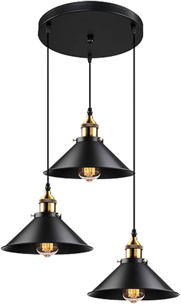 Amazon.co.jp : ペンダントライト 3灯 LED電球付き 吊り下げ照明